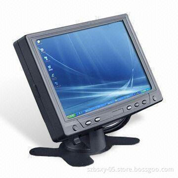 7-inch Industrial LCD Monitor with 350cd/m<sup>2</sup> Brightness and Built-in Speaker